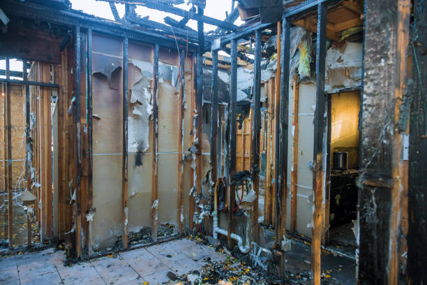Professional Fire Damage Restoration technician working in Willow Grove, PA